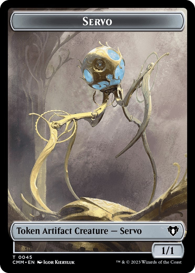 Image for Servo // Elemental (0037) Double-Sided Token (45 // 37) (Commander Masters) - Magic: The Gathering