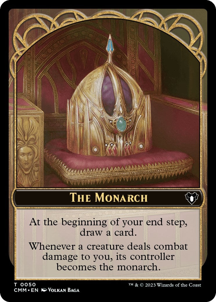 Image for The Monarch // Construct (0041) Double-Sided Token (50 // 41) (Commander Masters) - Magic: The Gathering