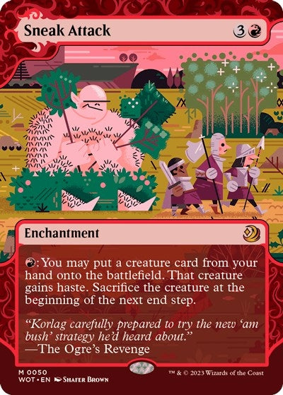 Image for Sneak Attack (50) (Wilds of Eldraine: Enchanting Tales) (WOT) - Magic: The Gathering
