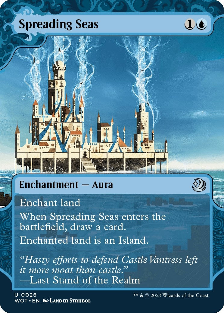 Image for Spreading Seas (26) (Wilds of Eldraine: Enchanting Tales) (WOT) - Magic: The Gathering