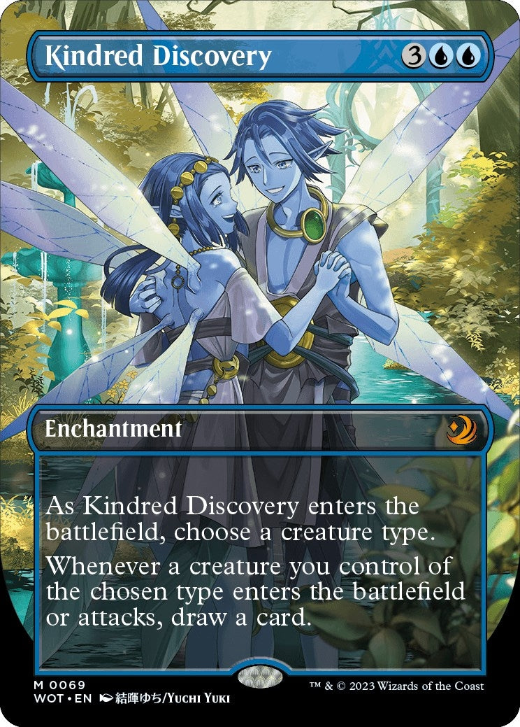 Image for Kindred Discovery (Anime Borderless) (69) (Wilds of Eldraine: Enchanting Tales) (WOT) - Magic: The Gathering