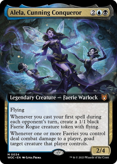 Image for Alela, Cunning Conqueror (Extended Art) (34) - Magic: The Gathering