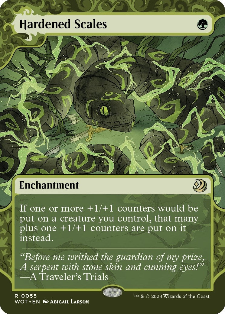 Image for Hardened Scales (55) (Wilds of Eldraine: Enchanting Tales) (WOT) - Magic: The Gathering