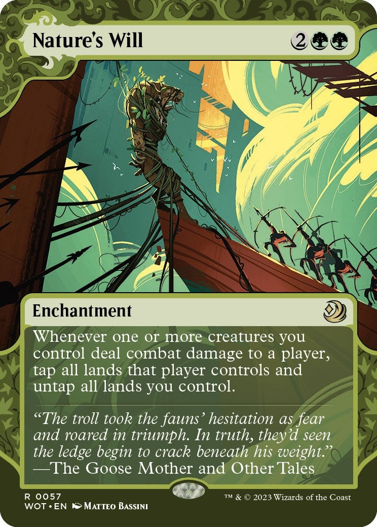 Image for Nature's Will (57) (Wilds of Eldraine: Enchanting Tales) (WOT) - Magic: The Gathering