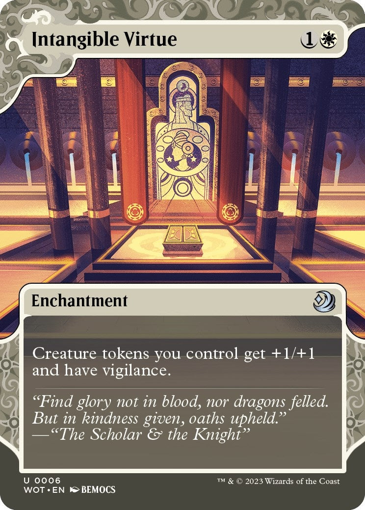 Image for Intangible Virtue (6) (Wilds of Eldraine: Enchanting Tales) (WOT) - Magic: The Gathering