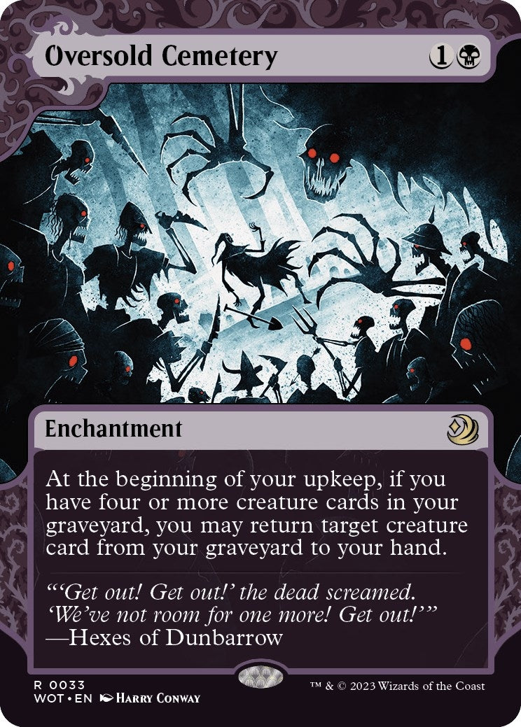 Image for Oversold Cemetery (33) (Wilds of Eldraine: Enchanting Tales) (WOT) - Magic: The Gathering