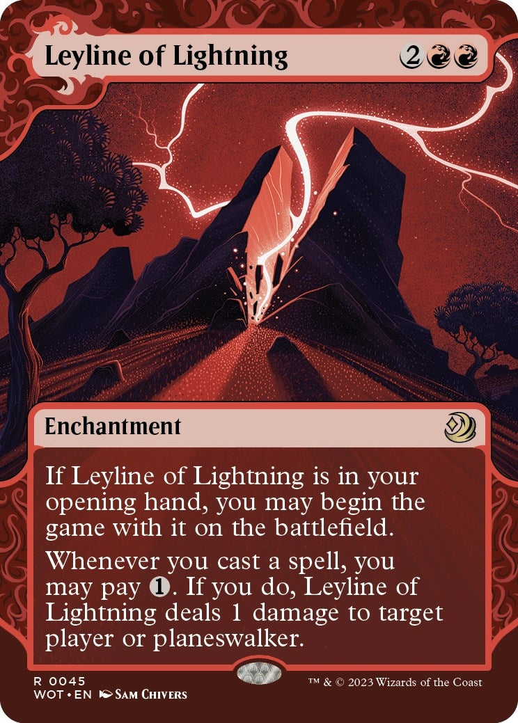 Image for Leyline of Lightning (45) (Wilds of Eldraine: Enchanting Tales) (WOT) - Magic: The Gathering