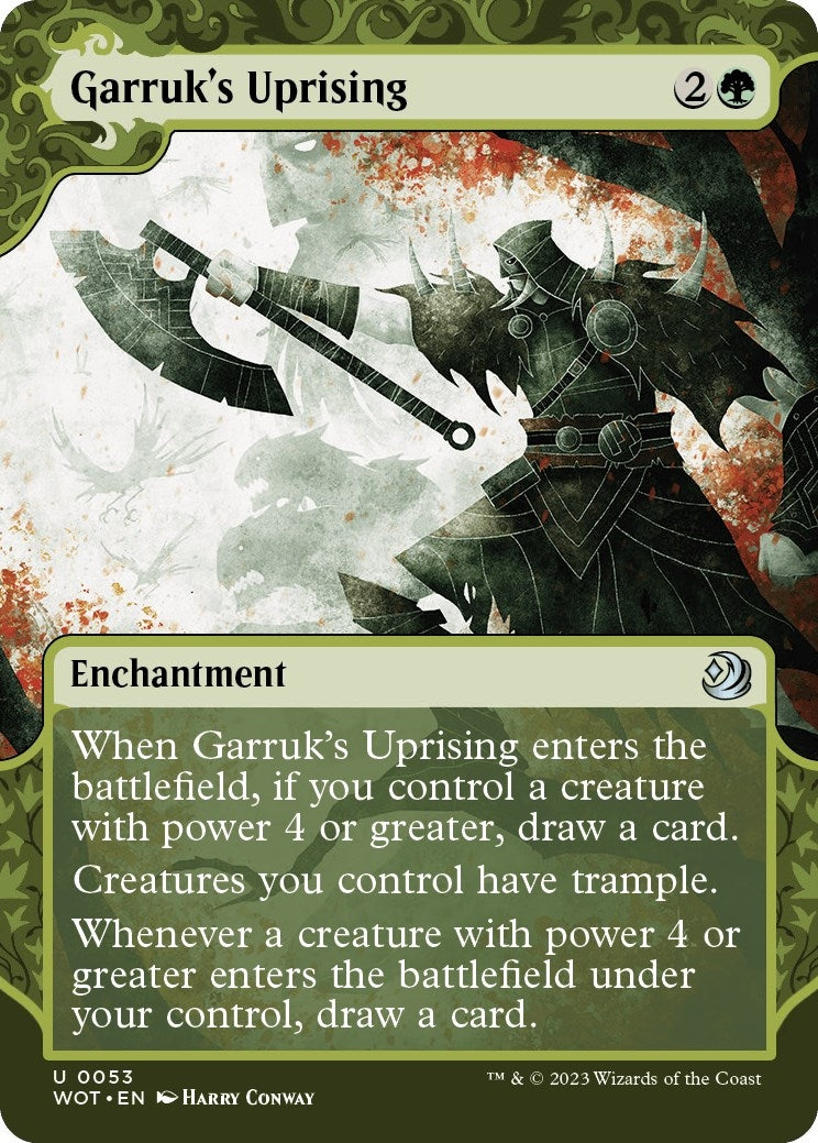 Image for Garruk's Uprising (53) (Wilds of Eldraine: Enchanting Tales) (WOT) - Magic: The Gathering