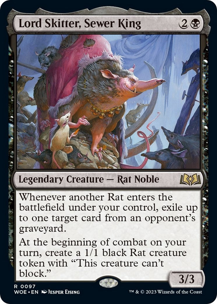 Lord Skitter, Sewer King (97) (Wilds of Eldraine)