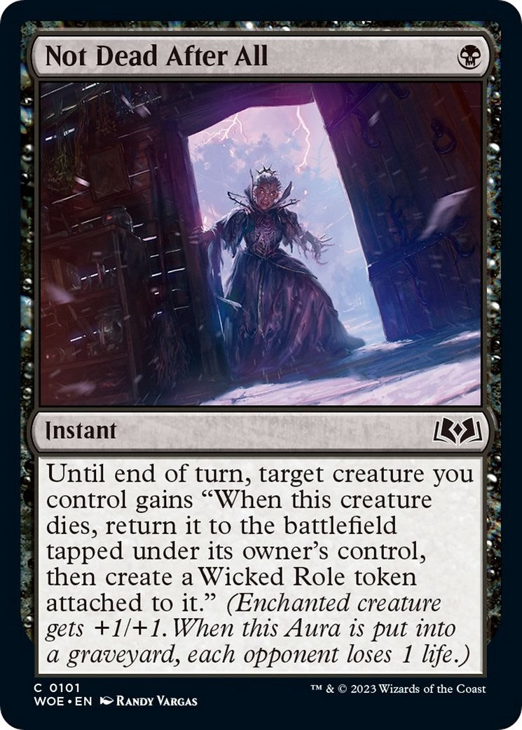 Image for Not Dead After All (101) (Wilds of Eldraine) (WOE) - Magic: The Gathering