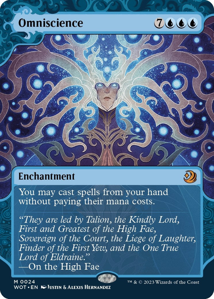 Image for Omniscience (24) (Wilds of Eldraine: Enchanting Tales) - Magic: The Gathering