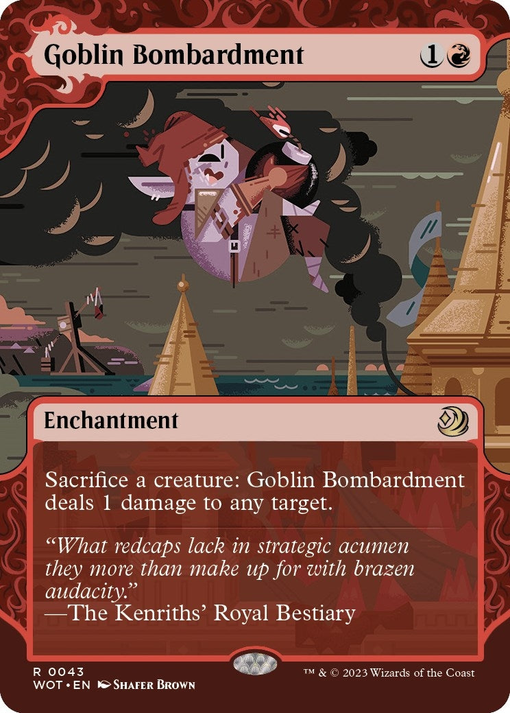 Image for Goblin Bombardment (43) (Wilds of Eldraine: Enchanting Tales) (WOT) - Magic: The Gathering