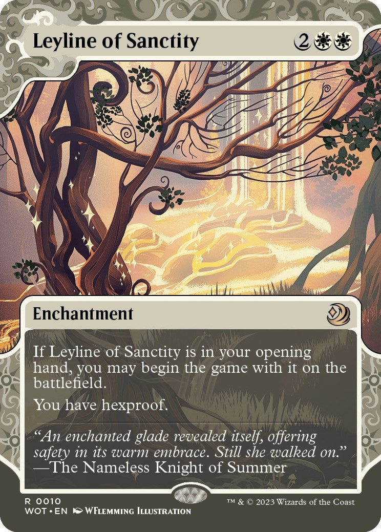 Image for Leyline of Sanctity (10) (Wilds of Eldraine: Enchanting Tales) (WOT) - Magic: The Gathering