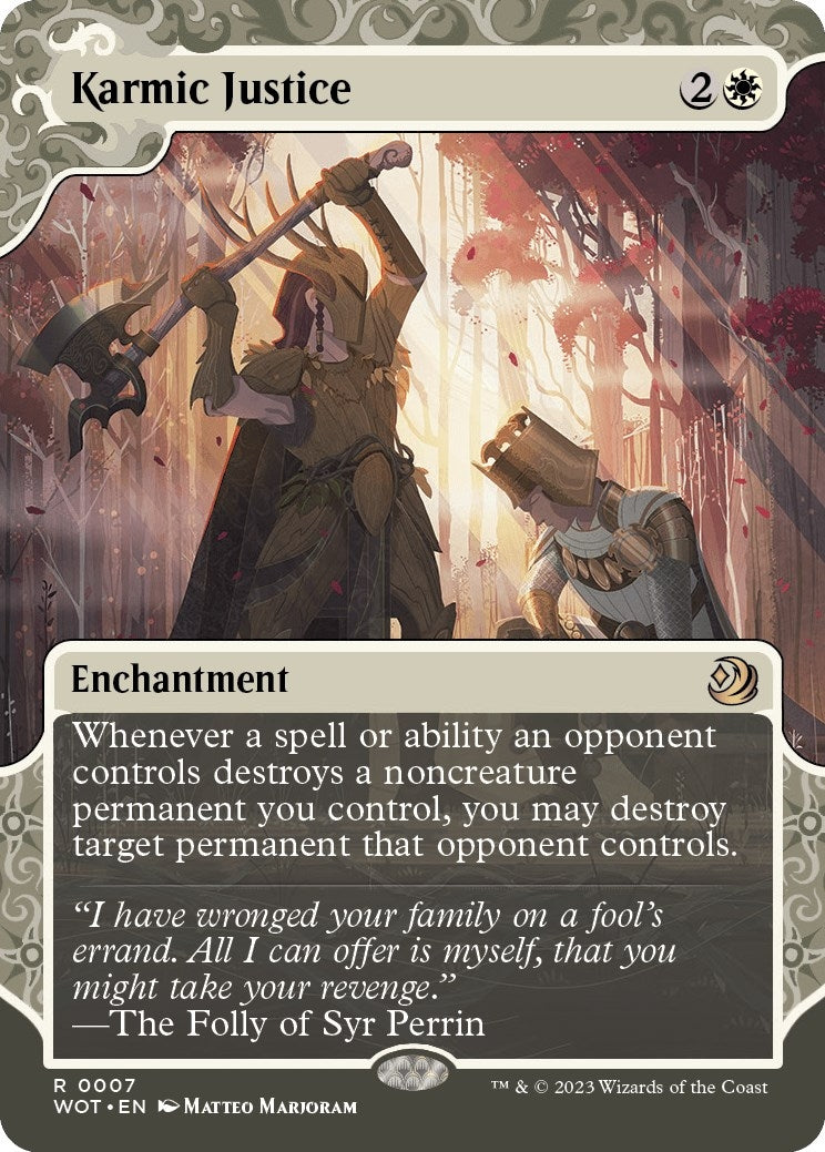 Image for Karmic Justice (7) (Wilds of Eldraine: Enchanting Tales) (WOT) - Magic: The Gathering