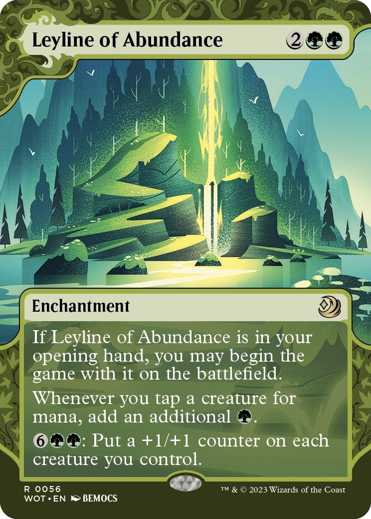 Image for Leyline of Abundance (56) (Wilds of Eldraine: Enchanting Tales) (WOT) - Magic: The Gathering
