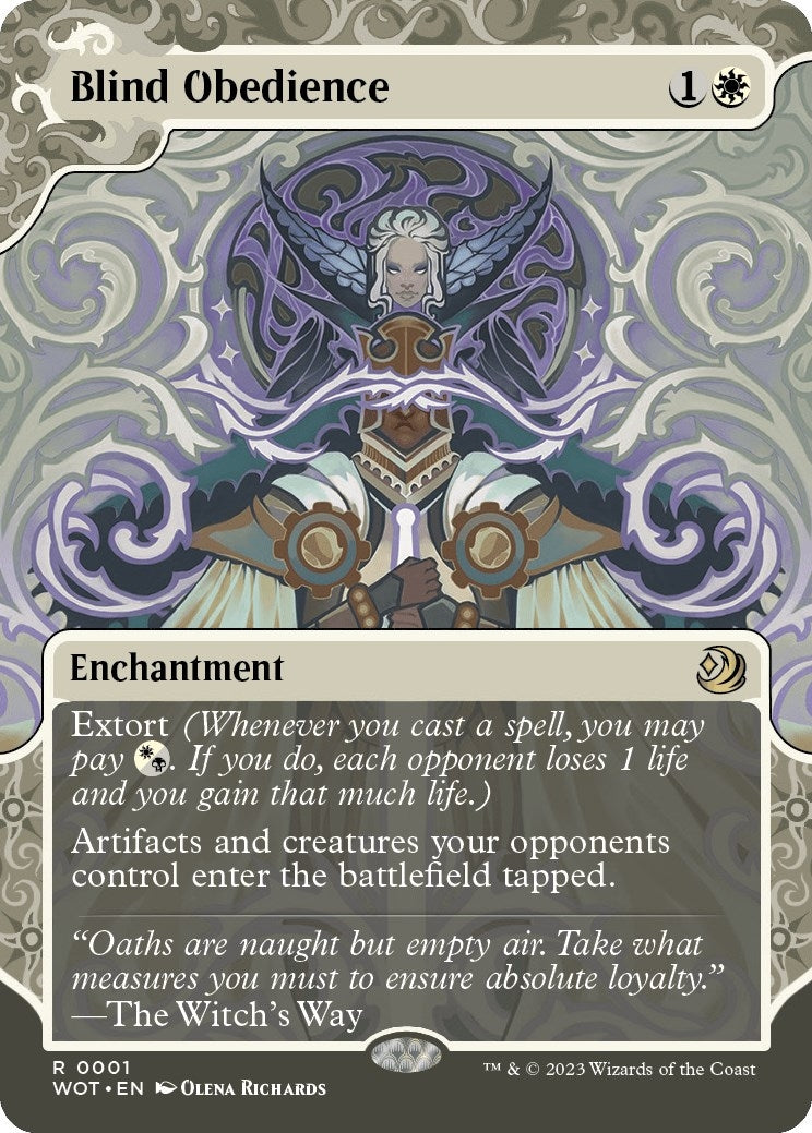 Image for Blind Obedience (1) (Wilds of Eldraine: Enchanting Tales) (WOT) - Magic: The Gathering