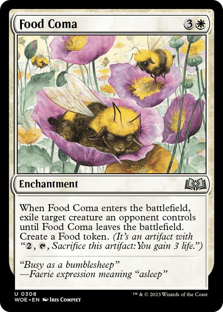 Image for Food Coma (308) (Wilds of Eldraine) (WOE) - Magic: The Gathering