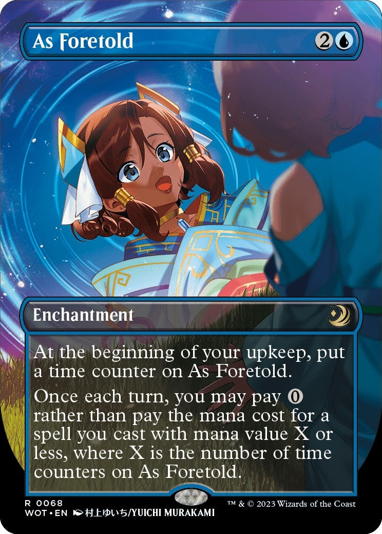 Image for As Foretold (Anime Borderless) (68) (Wilds of Eldraine: Enchanting Tales) (WOT) - Magic: The Gathering