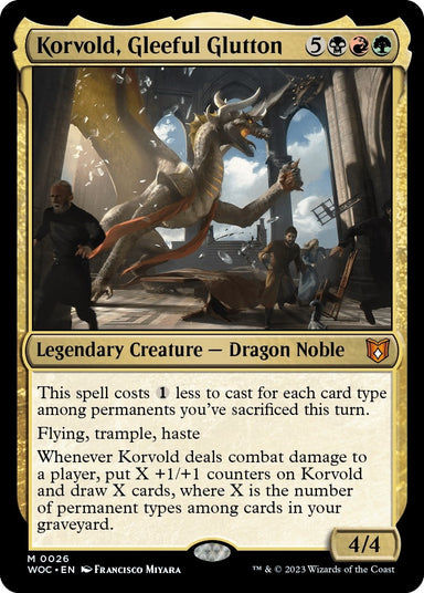 Image for Korvold, Gleeful Glutton (26) - Magic: The Gathering