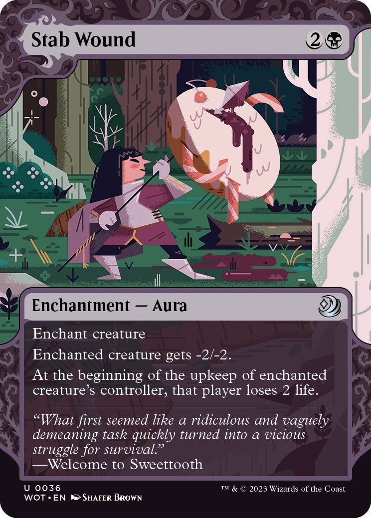 Image for Stab Wound (36) (Wilds of Eldraine: Enchanting Tales) (WOT) - Magic: The Gathering