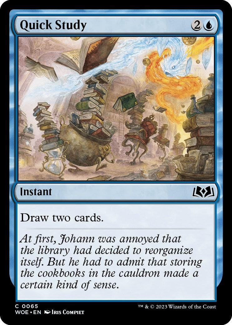 Image for Quick Study (65) (Wilds of Eldraine) (WOE) - Magic: The Gathering
