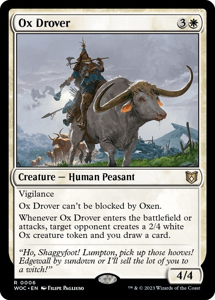 Image for Ox Drover (6) - Magic: The Gathering