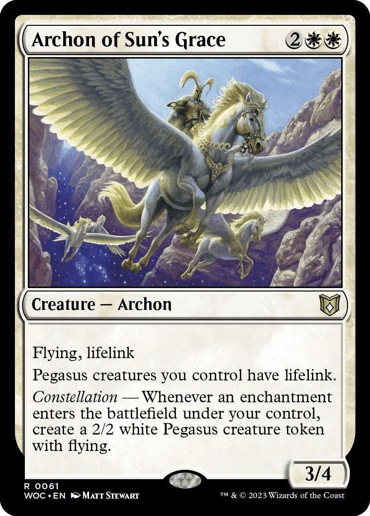 Image for Archon of Sun's Grace (61) - Magic: The Gathering