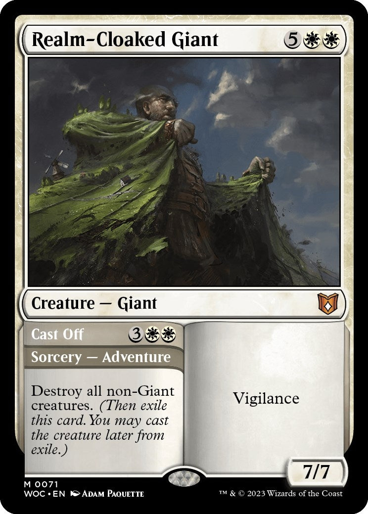 Image for Realm-Cloaked Giant (71) - Magic: The Gathering