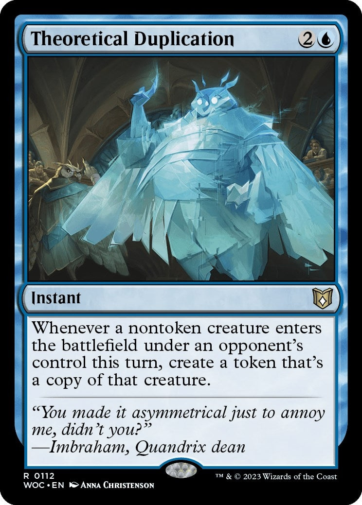 Image for Theoretical Duplication (112) - Magic: The Gathering