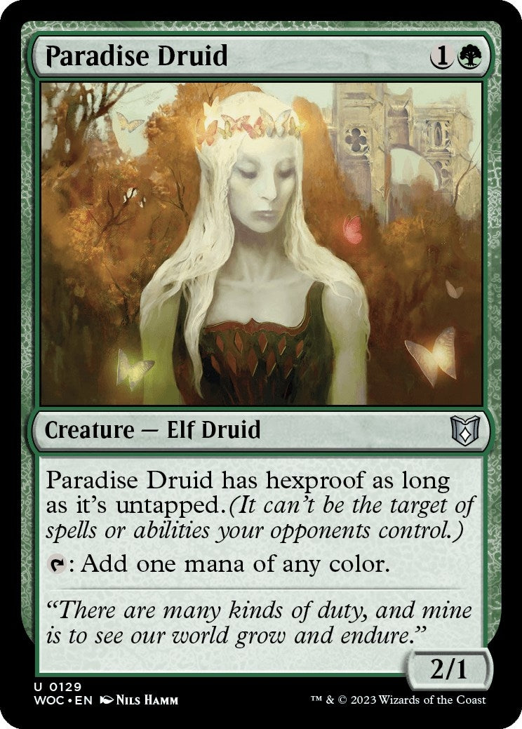 Image for Paradise Druid (129) - Magic: The Gathering