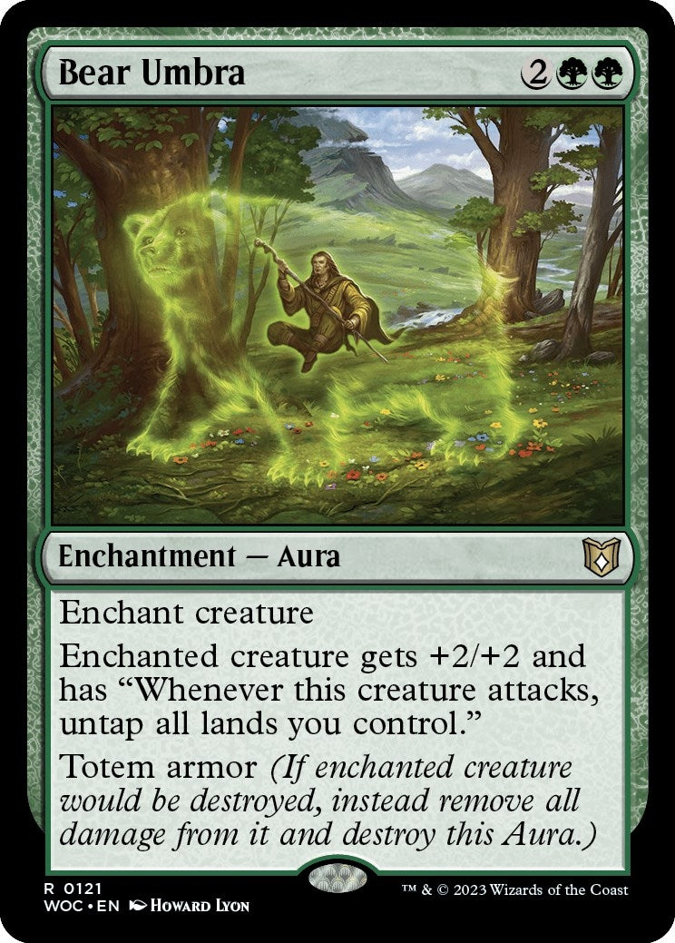 Image for Bear Umbra (121) - Magic: The Gathering