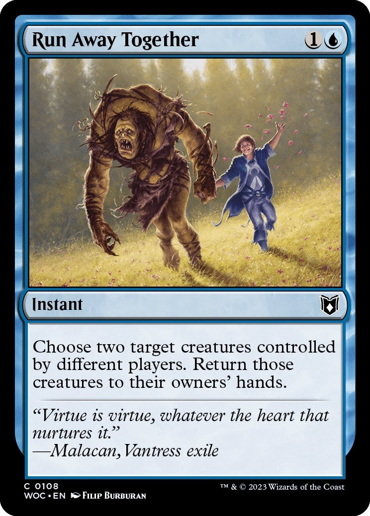 Image for Run Away Together (108) - Magic: The Gathering