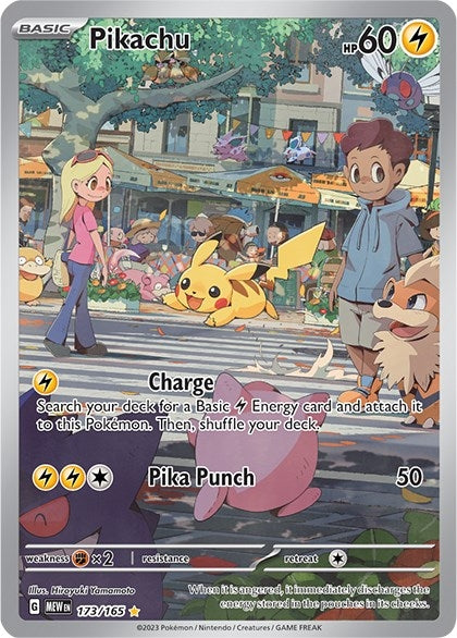 Image for Pikachu (173/165) (MEW) - Pokemon
