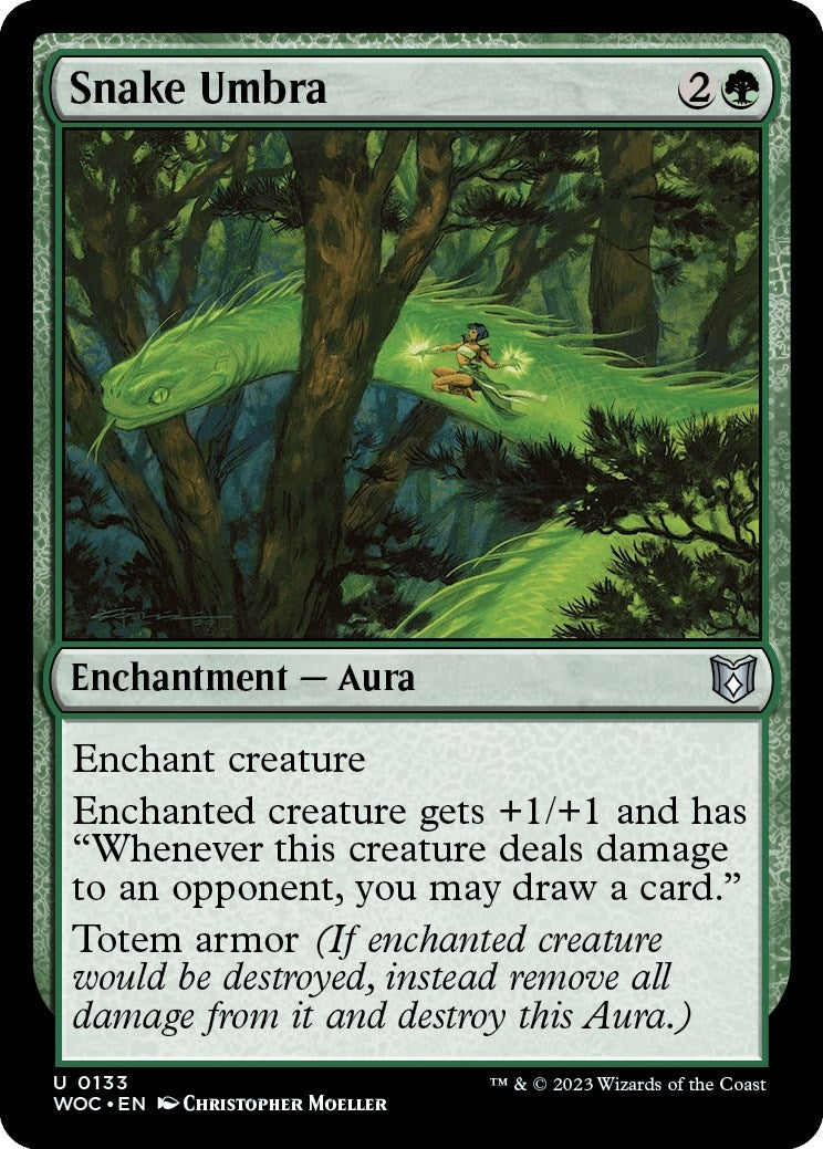 Image for Snake Umbra (133) - Magic: The Gathering