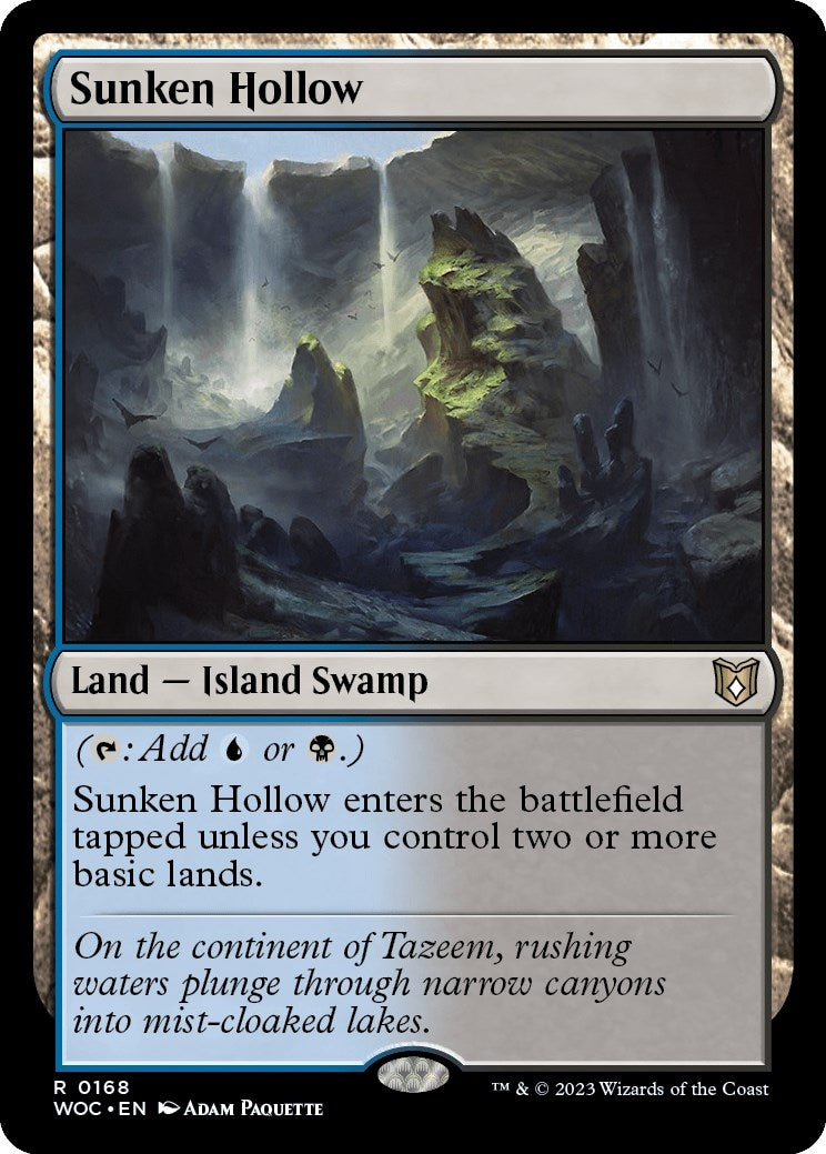 Image for Sunken Hollow (168) - Magic: The Gathering