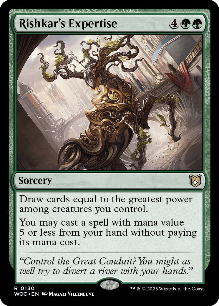 Image for Rishkar's Expertise (130) - Magic: The Gathering