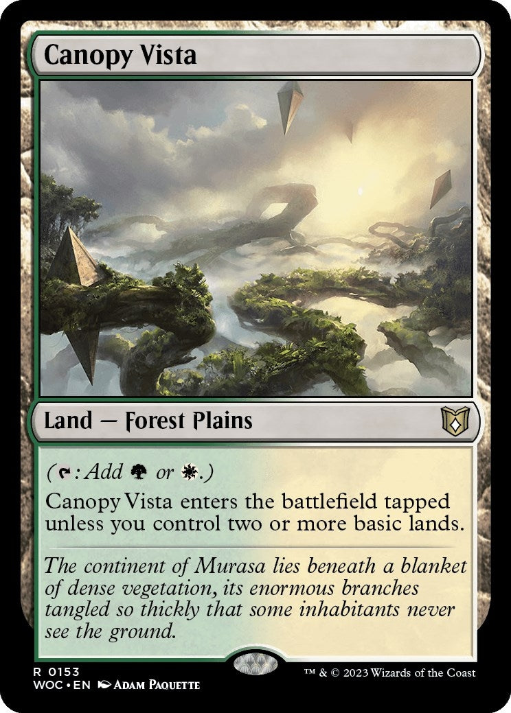 Image for Canopy Vista (153) - Magic: The Gathering