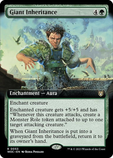 Image for Giant Inheritance (Extended Art) (53) - Magic: The Gathering