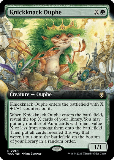 Image for Knickknack Ouphe (Extended Art) (54) - Magic: The Gathering