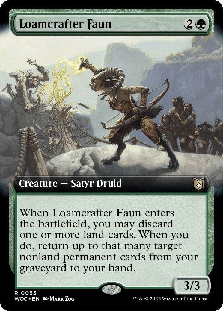 Image for Loamcrafter Faun (Extended Art) (55) - Magic: The Gathering