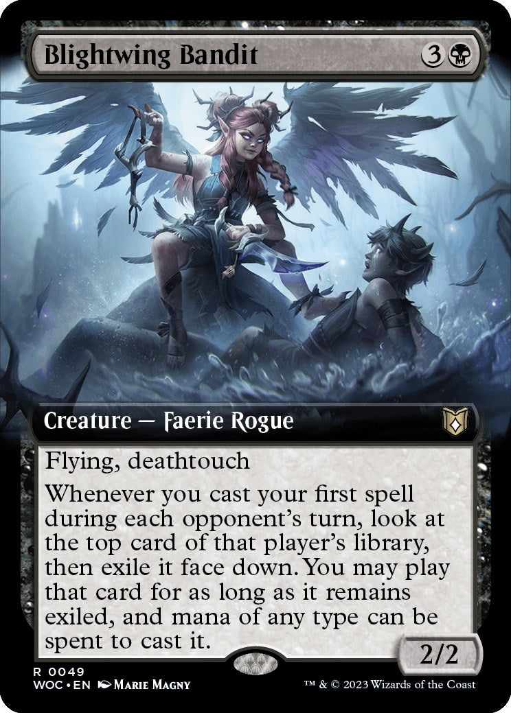 Image for Blightwing Bandit (Extended Art) (49) - Magic: The Gathering
