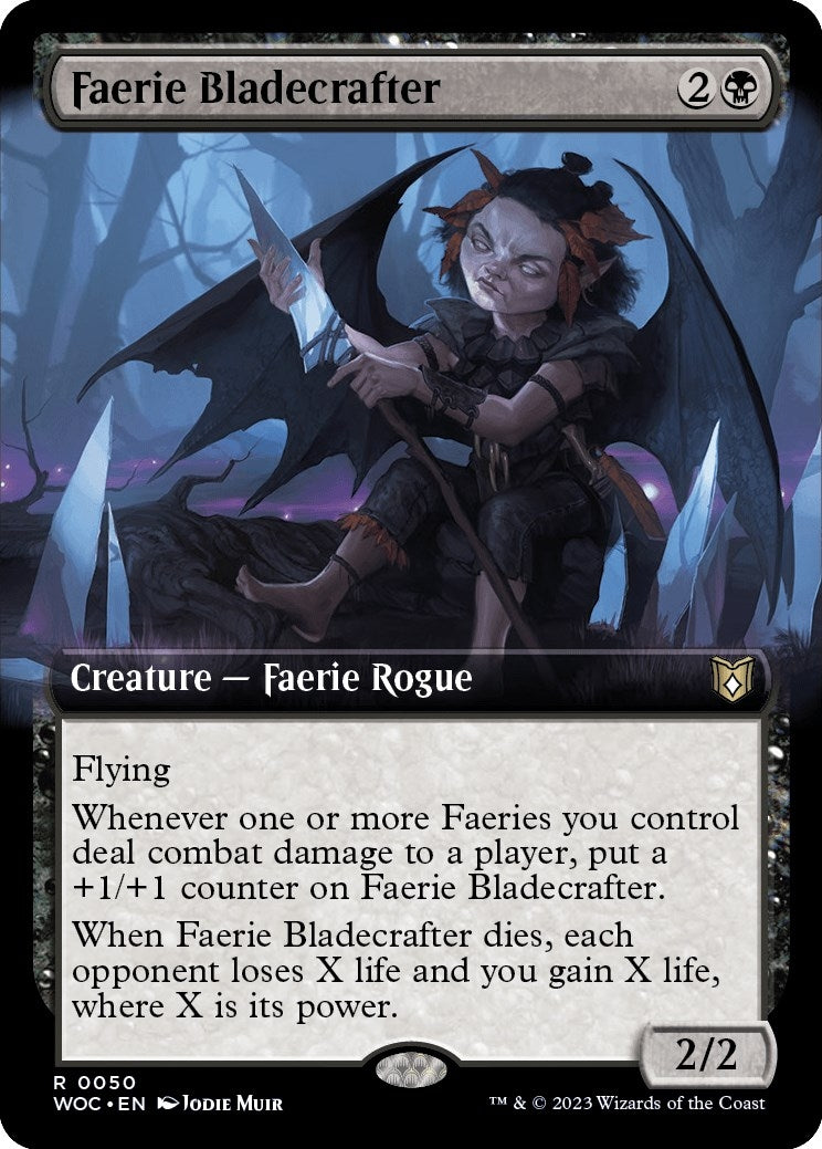 Image for Faerie Bladecrafter (Extended Art) (50) - Magic: The Gathering