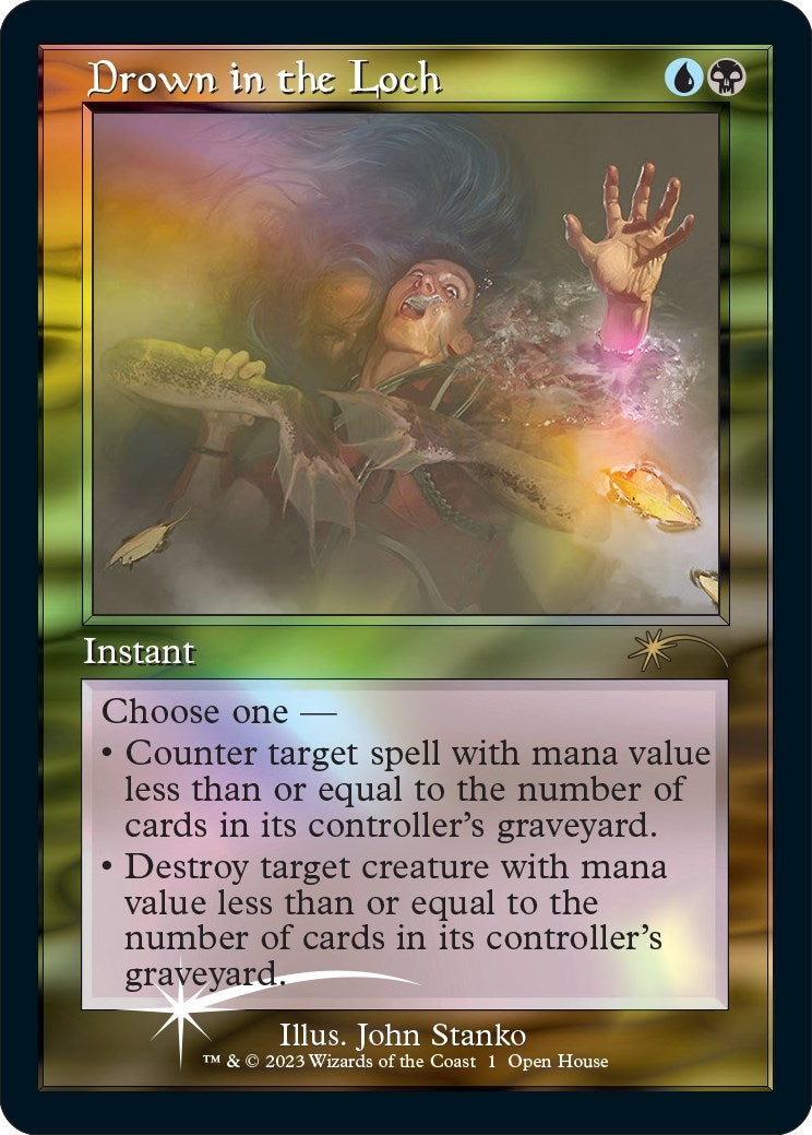 Image for Drown in the Loch (Retro Frame) (1) (Open House Promos) (OHP) - Magic: The Gathering