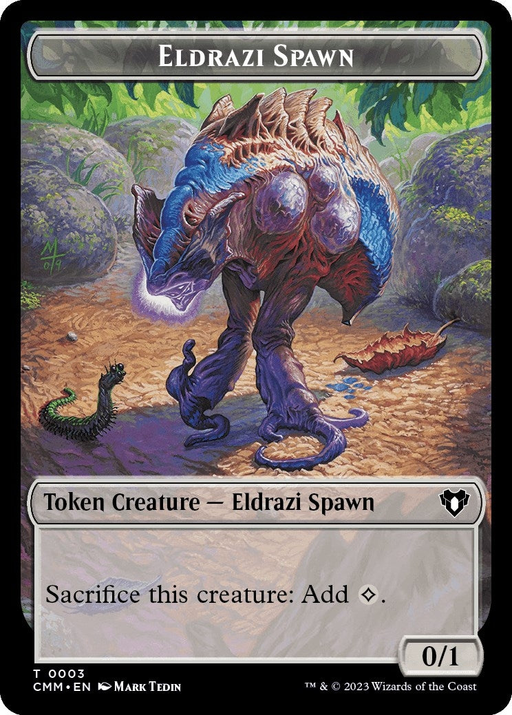 Image for Eldrazi Spawn // Rat Double-Sided Token (3 // 17) (Commander Masters) - Magic: The Gathering