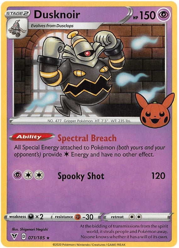 Dusknoir (071/185) (Trick or Trade BOOster Bundle 2023)