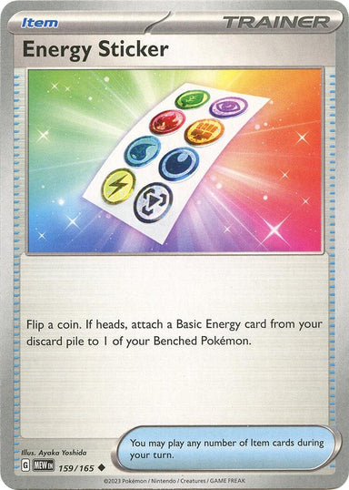 Image for Energy Sticker (159/165) (SV: Scarlet & Violet 151) - Pokemon