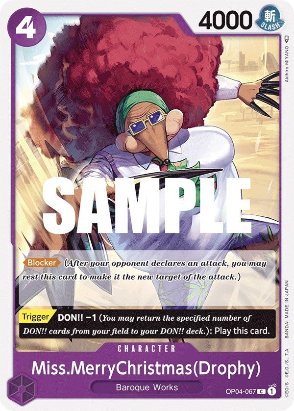 Image for Miss.MerryChristmas(Drophy) (OP04-067) (Kingdoms of Intrigue) (OP04) - One Piece Card Game