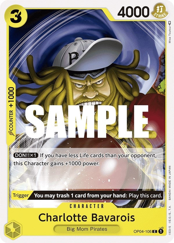 Image for Charlotte Bavarois (OP04-106) (Kingdoms of Intrigue) (OP04) - One Piece Card Game
