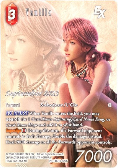 PR-146/19-129S - Vanille EX