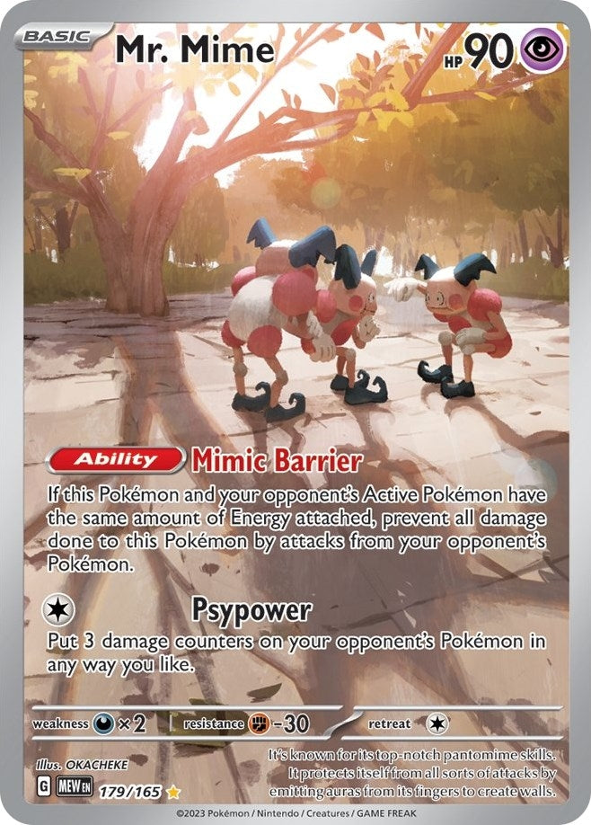 Image for Mr. Mime (179/165) (MEW) - Pokemon